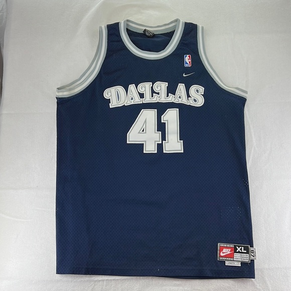 Nike Other - Nike Dirk Nowitzki 41 Dallas Mavericks NBA Basketball Jersey Throwback Mens XL